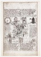 Würtz Ádám (1927-1994): Shakespeare illusztráció (Rómeó és Júlia), rézkarc-akvatinta, papír, jelzés nélkül, 49,5x30 cm