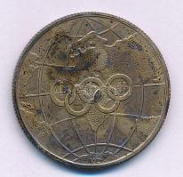 NSZK 1972. "Olimpia - München" jelzett Ag emlékérem (16,46g/0.925/32,5mm) T:AU patina FRG ...