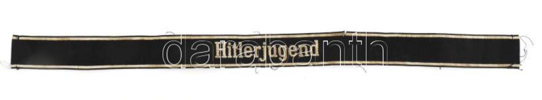 cca 1930/40 Hitlerjugend karszalag, kis sérüléssel, 46x3 cm