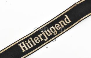 cca 1930/40 Hitlerjugend karszalag, kis sérüléssel, 46x3 cm
