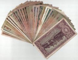 30db-os vegyes pengő bankjegy tétel T:F,VG