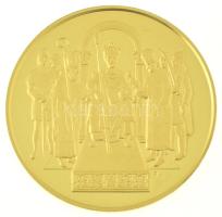 2001. 100.000Ft Au "Államalapító Szent István" kapszulában, sérült dísztokban, tanúsítvánn...