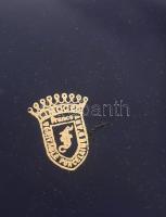 Limoges historizáló mintás hamuzó, jelzett, kis kopással, 18x18 cm