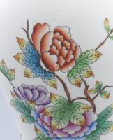 Herend Viktória mintás nagyméretű váza. Jelzett, kézzel festett, kis kopással, m: 41 cm