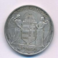 1939. 5P Ag "Horthy balra" T:XF patina
Adamo P8.2