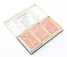 Régi Piatnik Canasta kártya, eredeti dobozában, 19x10x2,5 cm