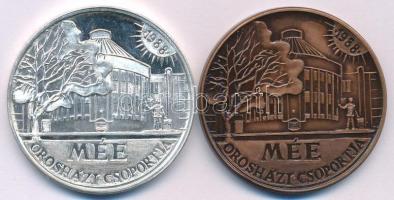 Rajki László (1939-) 1988. "Eötvös József 1813-1871 / MÉE Orosháza" Ag és bronz emlékérem ...