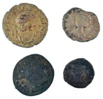 4db-os érme tétel benne: Római Birodalom / Heraclea / I. Constantinus 321-324. Follis (2,97g) + Római Birodalom / Róma / Iulia Domna 211-217. Denarius Ag (4,16g) + Római Birodalom / Róma / Iulia Domna 195. Denarius Ag (2,37g) + ~IV. század Follis (1,05g) T:VF,VG Roman Empire / Heraclea / Constantinus I 321-324. Follis "CONSTAN-TINVS AVG / DN CONSTANTINI MAX AVG - VOT XX - SMHA dot" (2,97g) + Roman Empire / Rome / Iulia Domna 211-217. Denarius Ag "IVLIA PIA FELIX AVG / VENVS G[ENET]RIX" (4,16g) + Roman Empire / Rome / Iulia Domna 195. Denarius Ag "IVLIA AVGVSTA / FELICITAS" (2,37g) + ~4th century Follis (1,05g) C:VF,VG