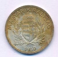 1939. 1P Ag T:AU,XF patina Adamo P6