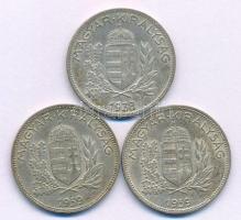 1938-1939. 1P Ag (3db, 2xklf) T:XF,VF patina Adamo P6