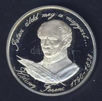 1990. 500Ft Ag "Kölcsey Ferenc" T:PP Csak 5000db!