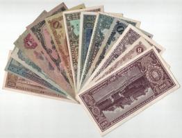 1930-1946. 13db-os vegyes pengő bankjegy tétel, közte 1945. 10P + 1944. 20P "A Vörös Hadsereg P...