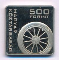 2005. 500Ft Cu-Ni "100 éves az első magyar postaautó" kapszulában T:PP patina, folt Adamo ...