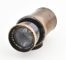 Schneider-Göttingen No15993 Xenar f:4,5 F=18cm objektív, tartóban