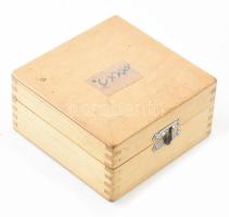 Gamma 3D kondenzor. Fadobozban, felszerelve: Abbe sapka, színszűrők