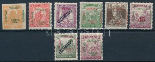 Szeged 1919 8 klf bélyeg Bodor vizsgálójellel (6.900)