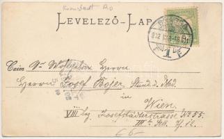 1902 Brassó, Kronstadt, Brasov; Concerthaus, St. Nicolaus-Kirche, Villa Schuller / Városi vigadó, ko...