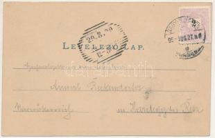 1899 (Vorläufer) Nagyszeben, Hermannstadt, Sibiu; Grosser Ring / Piactér, templom. G. A. Seraphin ki...