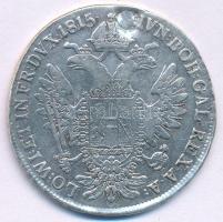 Ausztria 1815A 1/2 Tallér Ag "I. Ferenc" (13,71g) T:VF,F lyuktömött / 
Austria 1815A 1/2 ...