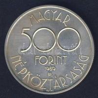 1989. 500Ft Ag "Labdarúgó VB" T:BU Csak 7000db!