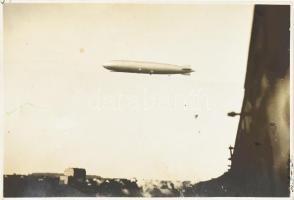 1931 A Zeppelin Magyarország felett 6x9 cm,