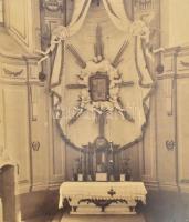 cca 1900 Krasznahorka (Felvidék) vára az Andrássy család kastélya 4 db nagy méretű fotó, hátoldalán ...