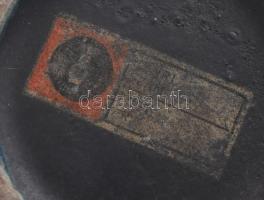 Erdélyi István: Retro váza. Képcsarnokos címkével, kis kopással, m: 38,5 cm