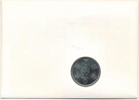 Spanyolország 1980. 100P Cu-Ni "1982-es Labdarúgó Világbajnokság" érmés borítékban bélyegg...