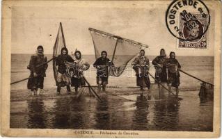 1926 Oostende, Ostende; Pecheuses de Crevettes / shrimp fishers (EK)