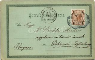 1898 (Vorläufer) Graz (Steiermark), Rathaus / town hall. Ottmar Zieher litho (small tear)