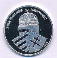 DN "Nemzetünk nagyjai - Kossuth Lajos" jelzett Ag emlékérem kapszulában, tanúsítvánnyal (1...