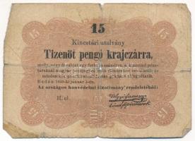 1849. 15kr T:VG Adamo G102