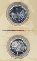 Németország 2007F 10€ Ag "50 éves a Római Szerződés" + Ag emlékérem 10g T:BU Emléklapon, tanúsítvánnyal!