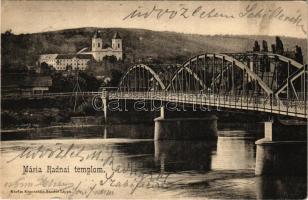 1903 Máriaradna, Radna (Lippa, Lipova); Templom, híd. Konstantin Sándor kiadása / church, bridge (EK)