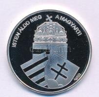 DN "Nemzetünk nagyjai - Deák Ferenc" jelzett Ag emlékérem kapszulában, tanúsítvánnyal (15g...