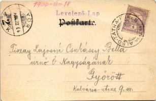 1900 Újtátrafüred, Neu-Schmecks, Novy Smokovec (Magas-Tátra, Vysoké Tatry); (EK)