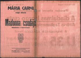 A diadalmas Isonzo csata - U35 a buvárhajóharc Anglia ellen. Filmplakát, papír. Magyar-Osztrák Filmi...