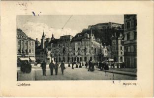 1917 Ljubljana, Laibach; Marijin trg / square (EK)