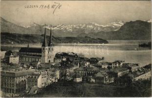 1906 Lucerne, Luzern; general view