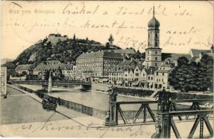 1905 Graz (Steiermark), Graz vom Griesquai (EK)