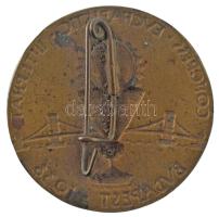 Madarassy Walter (1909-1994) 1938. "Nemzetközi Eucharisztikus Kongresszus Budapest" bronz ...