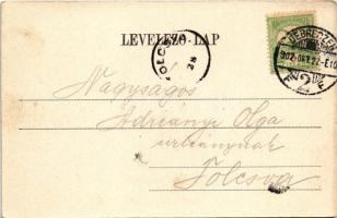 1902 Hortobágy, Jelenet a hortobágyi csárda előtt, magyar folklór. Pongrácz Géza kiadása, Kiss Feren...