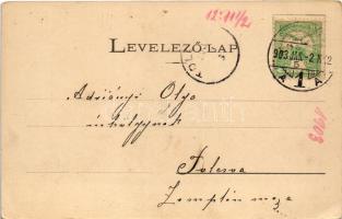 1903 Székesfehérvár, Vörösmarty tér. Kaufmann F. kiadása (EK)