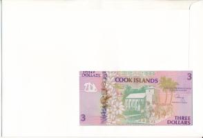 Cook-szigetek / Aitutaki 1992. 3$ borítékban, alkalmi bélyegzésekkel T:UNC Cook Islands / Aitutaki 1...