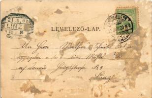 1902 Nagykikinda, Kikinda; Ferenc József tér, Állami polgári leányiskola, Rádák János üzlete és sajá...