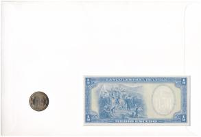 Chile 1962-1975. 1/2E + 1993. 50P Cu-Al-Ni felbélyegzett borítékban, alkalmi bélyegzéssel, német nye...