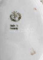 Szüretelő, Art deco német kerámia. Kézzel festett, jelzett, hibátlan 22 cm