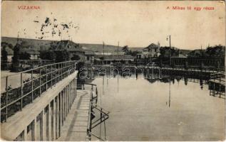 1918 Vízakna, Salzburg, Ocna Sibiului; Mikes tó egy része / lake, spa (EK)