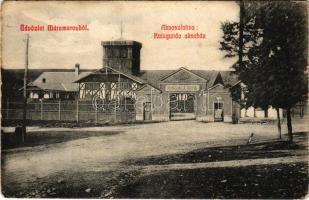 1908 Aknaszlatina, Akna Slatina, Slatinské Doly, Szolotvino, Solotvyno (Máramaros); Kunigunda aknaház, Kunigunda bánya. Helyfi László kiadása / salt mine (kis szakadás / small tear)