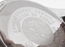 Breitling Chronometre Navitimer replika férfi karóra, 3 segédkörrel, bőr szíjjal, mechanikus, működi...